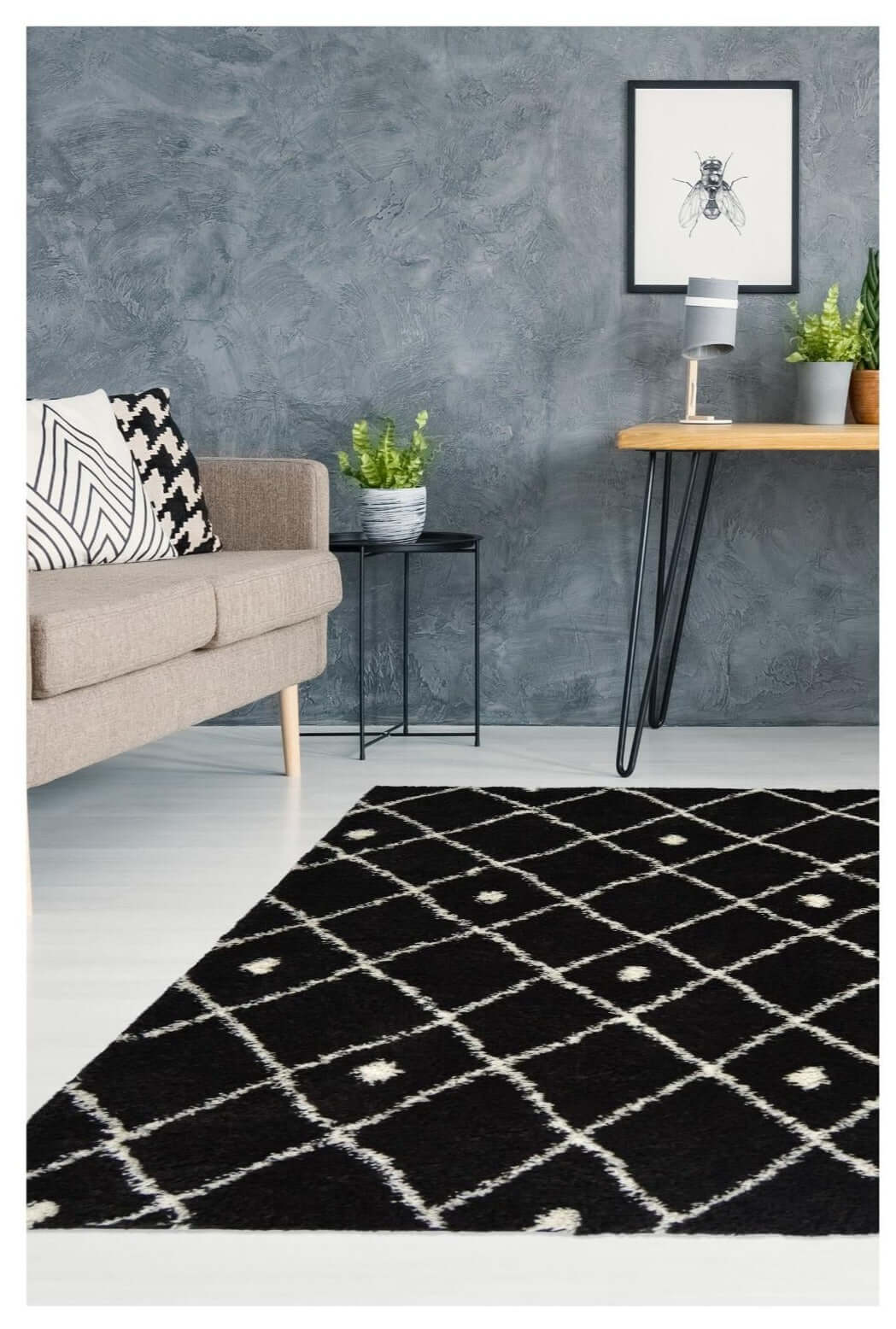 Snug Nomadic Shaggy Rug | I044A - Bargainia.com - 5053095232325 - I044A-SG313120/170
