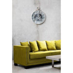 Sofia 3 Seat Moss Velvet Sofa - Bargainia.com - 