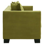Sofia 3 Seat Moss Velvet Sofa - Bargainia.com - 