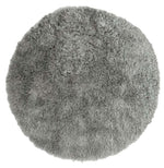 Soft Washable Grey Shaggy Rug | SA - 04 - Bargainia.com - 