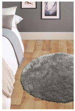 Soft Washable Grey Shaggy Rug | SA - 04 - Bargainia.com - 