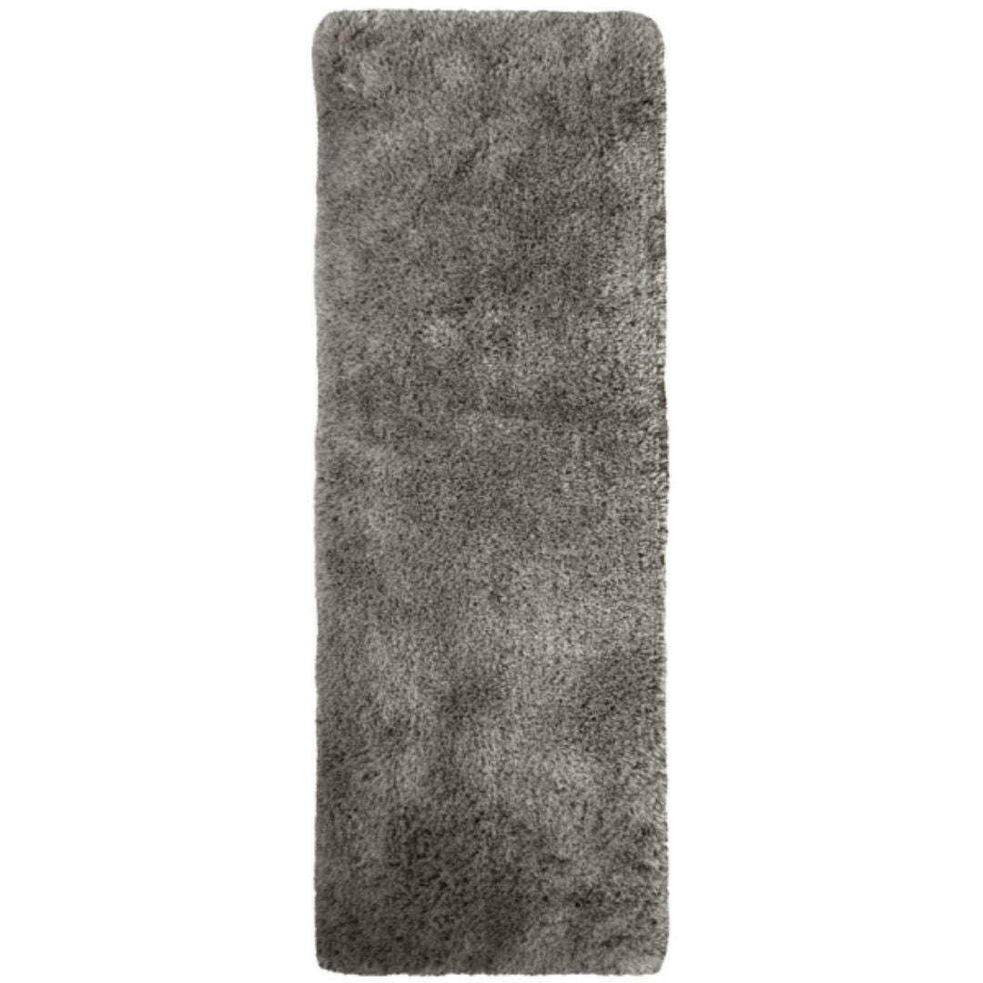 Soft Washable Grey Shaggy Rug | SA - 04 - Bargainia.com - 