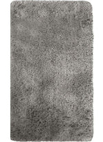 Soft Washable Grey Shaggy Rug | SA - 04 - Bargainia.com - 