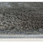Soft Washable Grey Shaggy Rug | SA - 04 - Bargainia.com - 