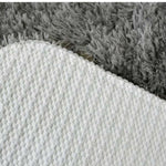 Soft Washable Grey Shaggy Rug | SA - 04 - Bargainia.com - 