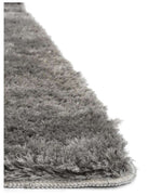 Soft Washable Grey Shaggy Rug | SA - 04 - Bargainia.com - 
