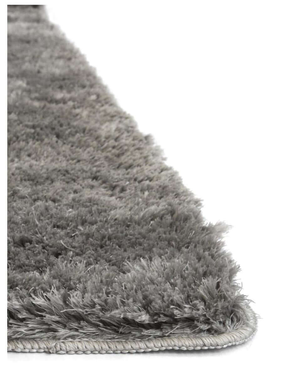 Soft Washable Grey Shaggy Rug | SA - 04 - Bargainia.com - 