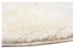 Soft Washable Ivory Shaggy Rug | SA - 01 - Bargainia.com - 