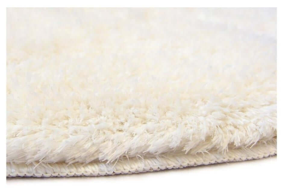 Soft Washable Ivory Shaggy Rug | SA - 01 - Bargainia.com - 
