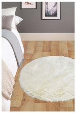 Soft Washable Ivory Shaggy Rug | SA - 01 - Bargainia.com - 