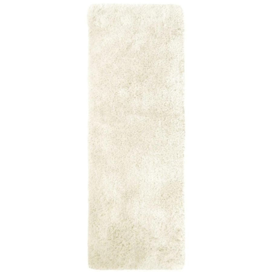 Soft Washable Ivory Shaggy Rug | SA - 01 - Bargainia.com - 