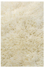Soft Washable Ivory Shaggy Rug | SA - 01 - Bargainia.com - 
