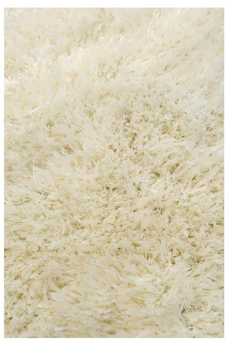 Soft Washable Ivory Shaggy Rug | SA - 01 - Bargainia.com - 