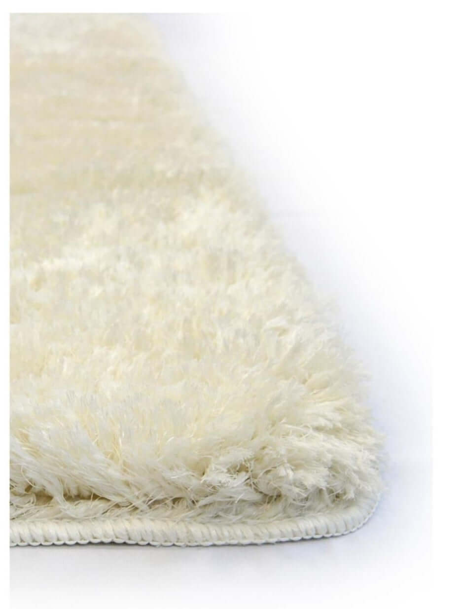Soft Washable Ivory Shaggy Rug | SA - 01 - Bargainia.com - 