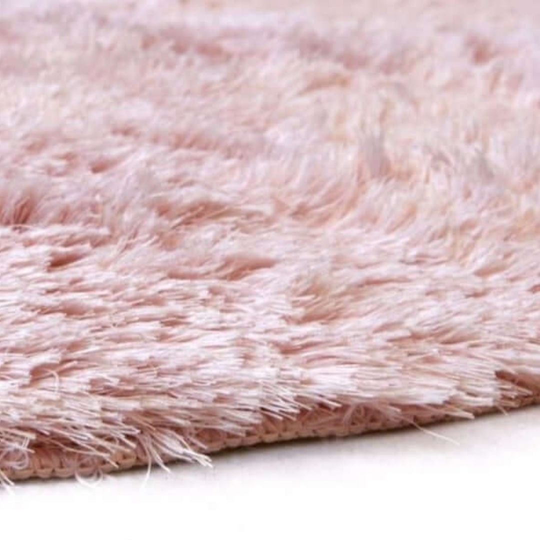 Soft Washable Pink Shaggy Rug | SA - 07 - Bargainia.com - 5053095200652 - SOFTWSSA-07100/100