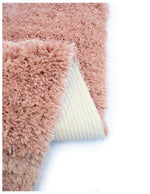 Soft Washable Pink Shaggy Rug | SA - 07 - Bargainia.com - 