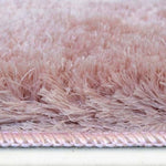 Soft Washable Pink Shaggy Rug | SA - 07 - Bargainia.com - 