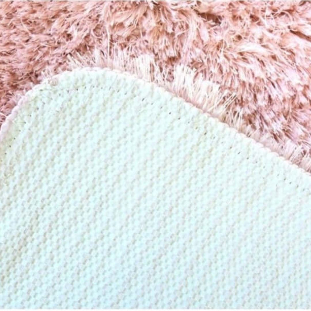 Soft Washable Pink Shaggy Rug | SA - 07 - Bargainia.com - 5053095208849 - SOFTWSSA-07100/150