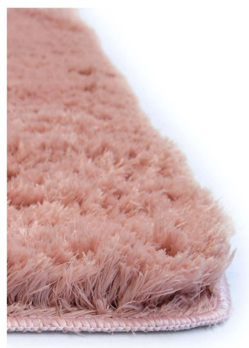 Soft Washable Pink Shaggy Rug | SA - 07 - Bargainia.com - 5053095208849 - SOFTWSSA-07100/150