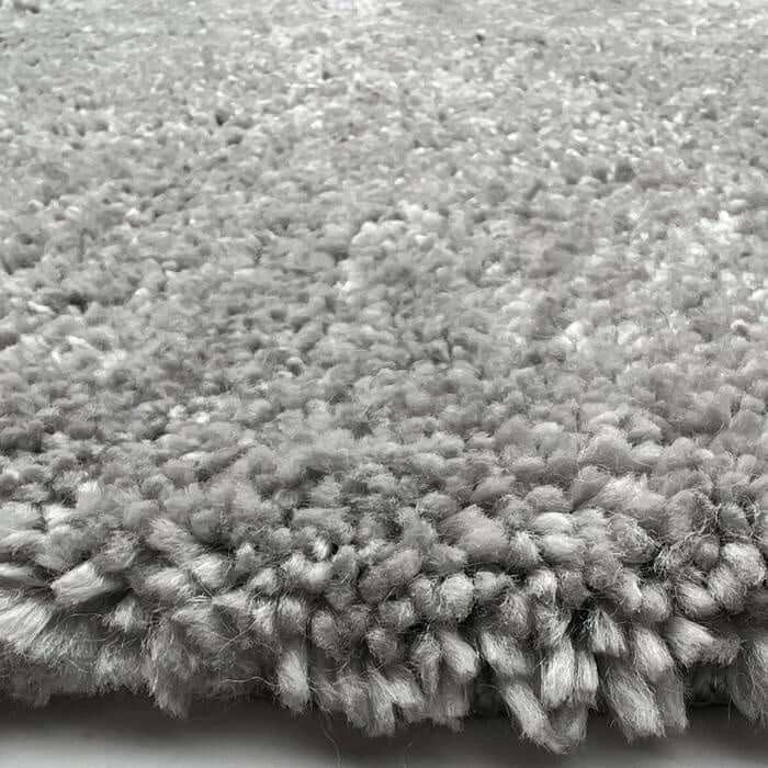 Soft Washable Shaggy Rug - Bargainia.com - 5026134603165 - MYLUXX_SILVER_060X100