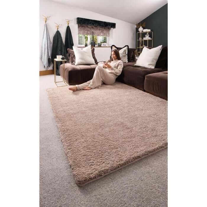 Soft Washable Shaggy Rug - Bargainia.com - 5026134610194 - MYLUXX_STONEX_120X170