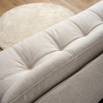 Soho Click Clack Sofa Bed | 4 - in - 1 Convertible 3 Seater | Beige - Bargainia.com - 5056150286226