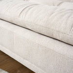 Soho Click Clack Sofa Bed | 4 - in - 1 Convertible 3 Seater | Beige - Bargainia.com - 5056150286226