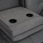 Soho Click Clack Sofa Bed | 4 - in - 1 Convertible 3 Seater | Dark Grey - Bargainia.com - 5056150286233