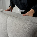 Soho Click Clack Sofa Bed | 4 - in - 1 Convertible 3 Seater | Light Grey - Bargainia.com - 5056150286219