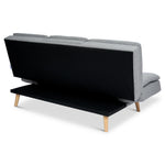 Soho Click Clack Sofa Bed | 4 - in - 1 Convertible 3 Seater | Light Grey - Bargainia.com - 5056150286219