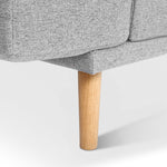 Soho Click Clack Sofa Bed | 4 - in - 1 Convertible 3 Seater | Light Grey - Bargainia.com - 5056150286219