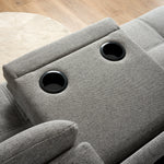 Soho Click Clack Sofa Bed | 4 - in - 1 Convertible 3 Seater | Light Grey - Bargainia.com - 5056150286219