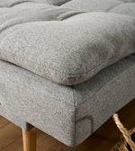 Soho Click Clack Sofa Bed | 4 - in - 1 Convertible 3 Seater | Light Grey - Bargainia.com - 5056150286219