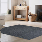Solid Design Recycled Low Pile Eco Rug | Jaya - Bargainia.com - 