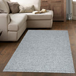 Solid Design Recycled Low Pile Eco Rug | Jaya - Bargainia.com - 