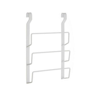 Sorello White Iron Hanging Pan Lid Rack - Bargainia.com - 5018705399539
