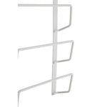 Sorello White Iron Hanging Pan Lid Rack - Bargainia.com - 5018705399539