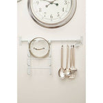 Sorello White Iron Hanging Pan Lid Rack - Bargainia.com - 5018705399539