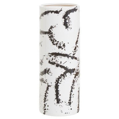 Sorrell Large Black And White Ceramic Vase - Bargainia.com - 5018705977713