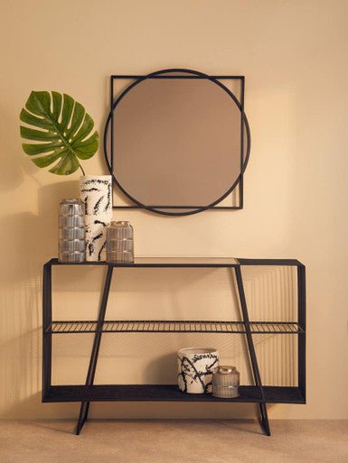 Sorrell Large Black And White Ceramic Vase - Bargainia.com - 5018705977713