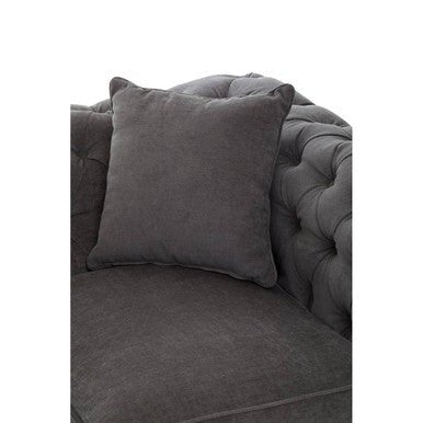 Spencer 2 Seat Grey Fabric Sofa - Bargainia.com - 