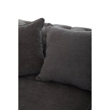 Spencer Three Seat Grey Fabric Sofa - Bargainia.com - 