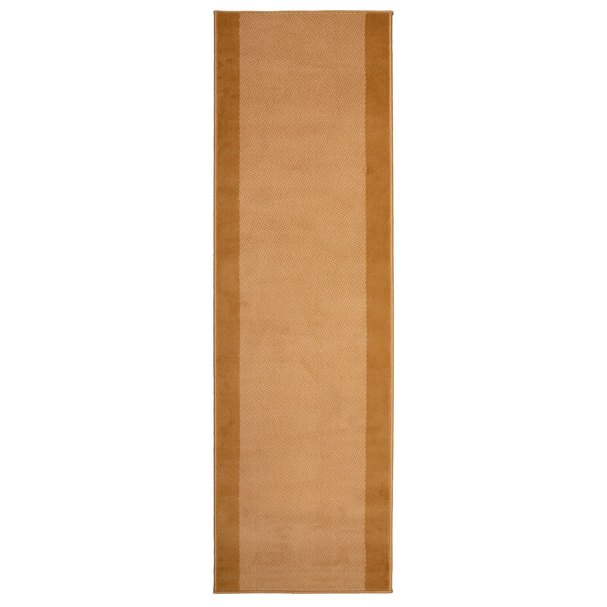 Stair Runner Hard Wearing Kitchen Mat - Texas Beige Border Stair Runner Rug Masters