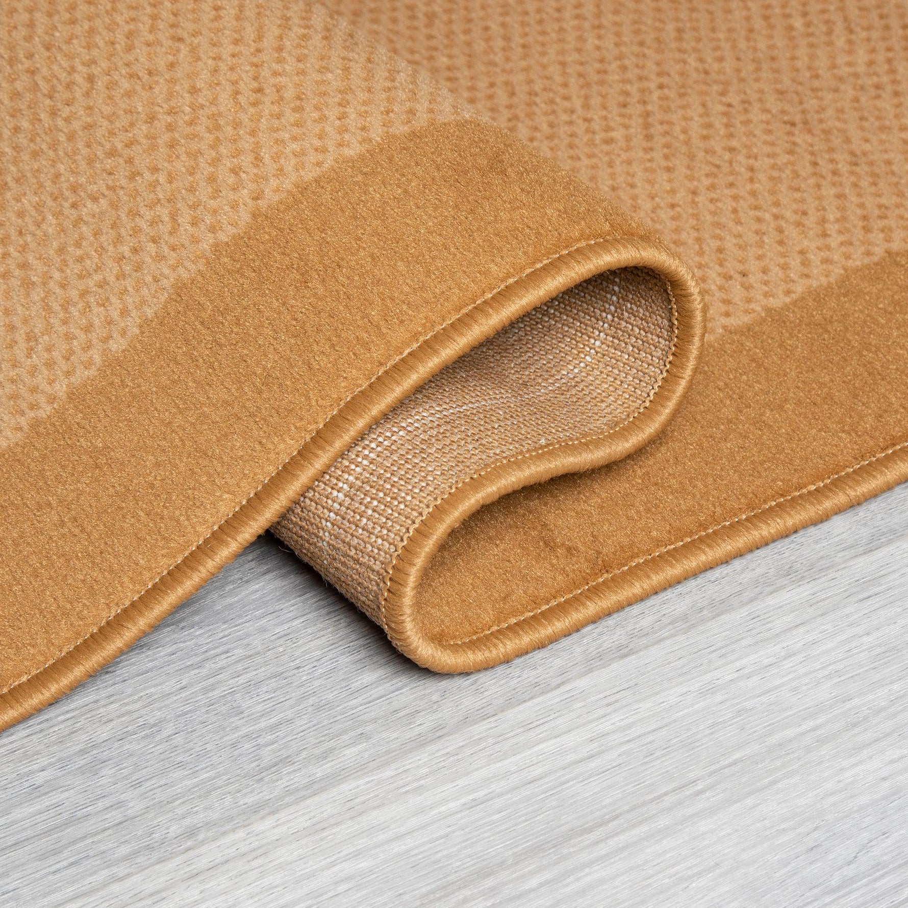 Stair Runner Hard Wearing Kitchen Mat - Texas Beige Border - Bargainia.com - 