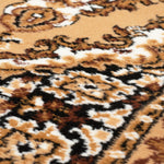 Stair Runner Hard Wearing Kitchen Mat - Texas Beige Traditional Medallion - Bargainia.com - 