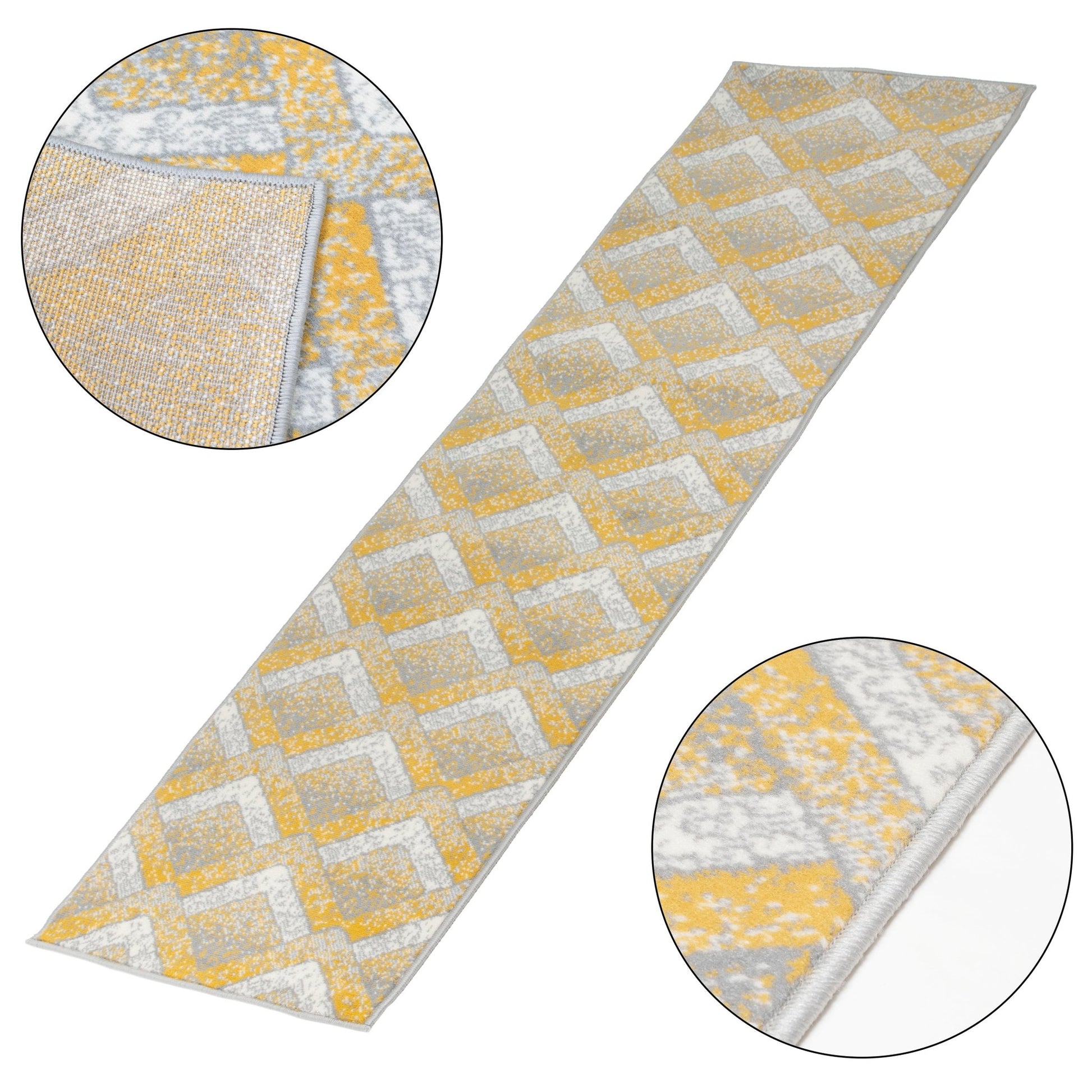 Stair Runner Hard Wearing Kitchen Mat - Texas Gold Chevron Stair Runner Stair Runner Rug Masters