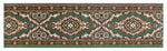 Stair Runner Hard Wearing Kitchen Mat - Texas Green Traditional Medallion - Bargainia.com - 