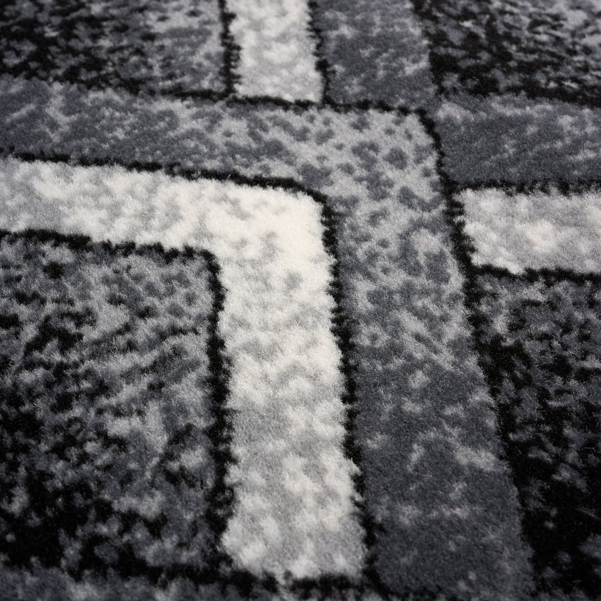 Stair Runner Hard Wearing Kitchen Mat - Texas Grey Chevron Stair Runner - Bargainia.com -  - RNR-TXS-3011-GB22-01FT-CST