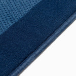 Stair Runner Hard Wearing Kitchen Mat - Texas Navy Border - Bargainia.com - 