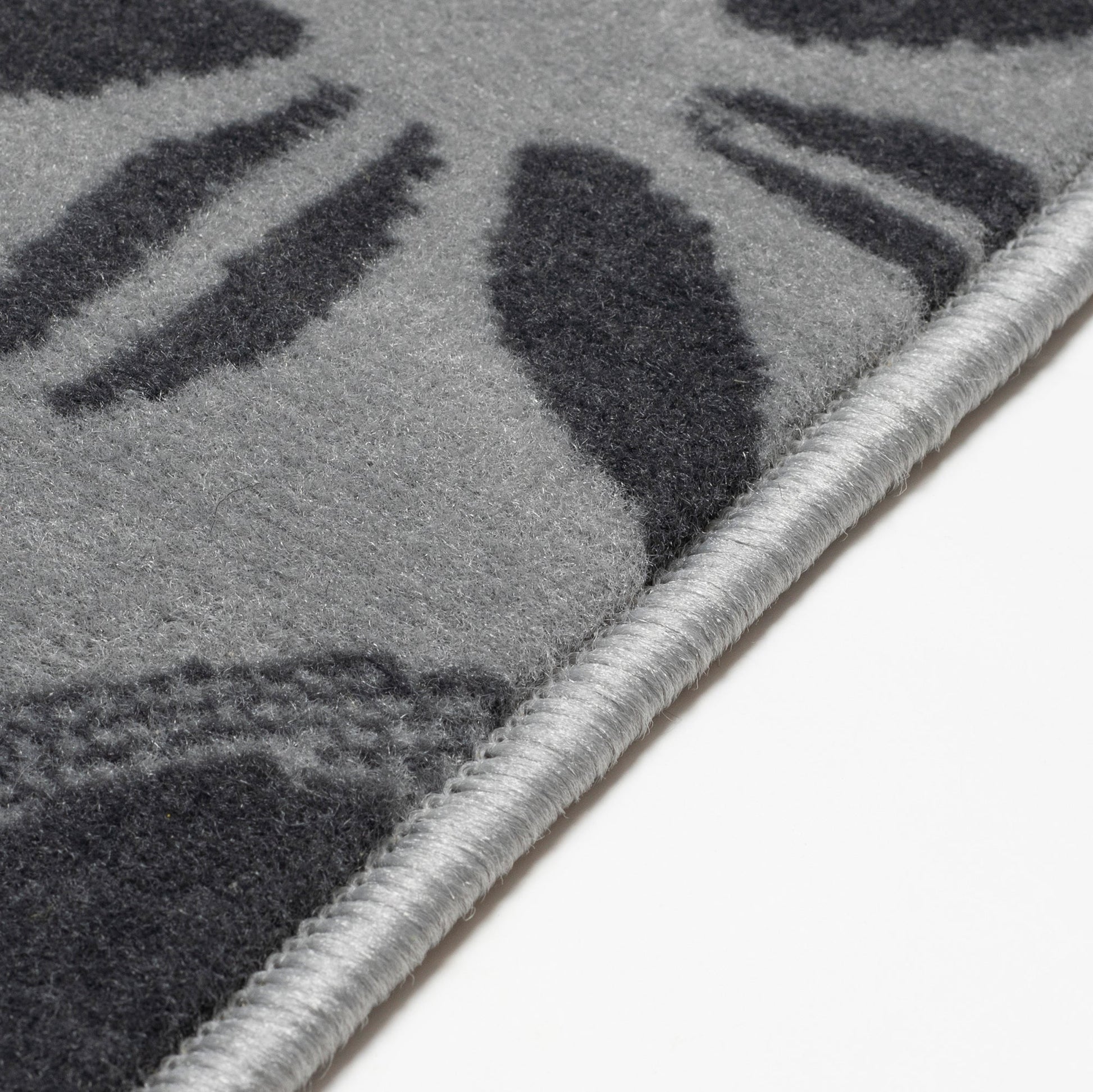 Stair Runner Hard Wearing Kitchen Mat - Texas Pink & Grey Floral Tiles Stair Runner Rug Masters